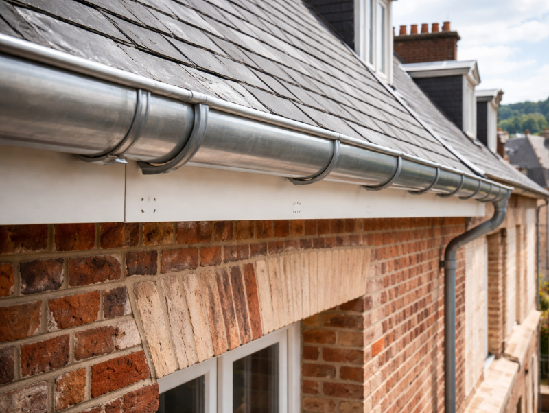 Couvreur qualifié sur Fécamp : changement de gouttières et de cache-moineaux pour une maison en centre ville